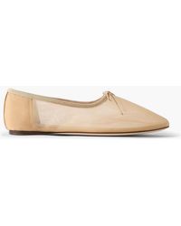 Loeffler Randall - Landon Bow-detailed Mesh Ballet Flats - Lyst
