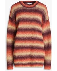 RE/DONE - Oc Striped Wool-blend Sweater - Lyst