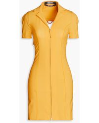 Jacquemus - Tangelo Cutout Stretch-wool Mini Dress - Lyst