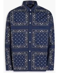 Jacquemus - La Chemise Baou Bandana-print Shirt - Lyst