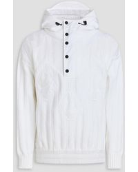 Canali - Shell-Paneled Cotton Hooded Jacket - Lyst