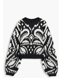 FARM Rio - Pullover aus gebürstetem jacquard-strick - Lyst