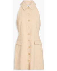 Claudie Pierlot - Ritalie hemdkleid aus crêpe in minilänge - Lyst