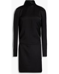 Ba&sh - Jenn Crystal-embellished Satin-crepe Mini Dress - Lyst
