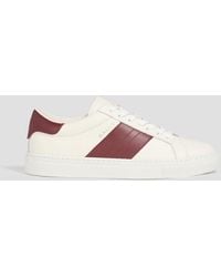Bally - Hedey Two-Tone Leather Sneakers - Lyst