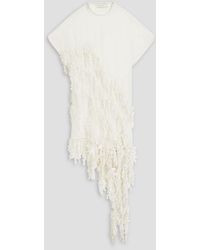 Zimmermann - Embellished Linen And Silk-blend Organza Dress - Lyst