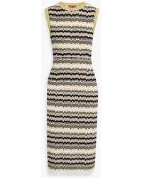 Missoni - Striped Crochet-knit Dress - Lyst