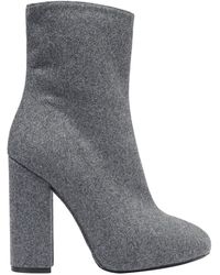 Dries Van Noten - Wool And Silk-blend Felt Ankle Boots - Lyst