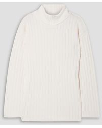 Equipment - Calihan Ribbed Wool Turtleneck Sweater - Lyst