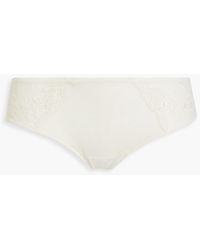 La Perla - Mid-rise Mesh Briefs - Lyst