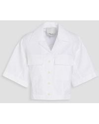 3.1 Phillip Lim - Cotton-blend Poplin Shirt - Lyst