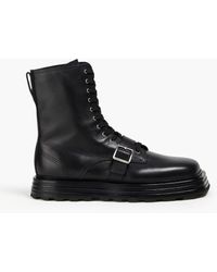 Jil Sander - Buckled Leather Boots - Lyst