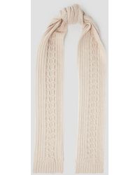 N.Peal Cashmere - Schal aus kaschmir mit zopfstrickmuster - Lyst