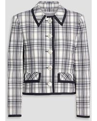 Veronica Beard - Makayla Checked Cotton-Blend Tweed Jacket - Lyst