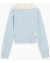 Marni - Two-tone Wool Sweater - Lyst