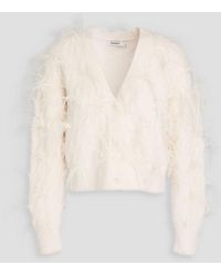 Jonathan Simkhai - Andres Cable-knit Wool And Cashmere-blend Cardigan - Lyst