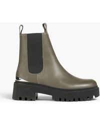 Maje - Leather Chelsea Boots - Lyst