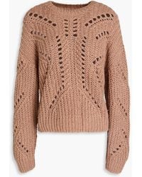 NAADAM - Pointelle-knit Cotton Sweater - Lyst