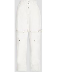 Etro - Cotton-blend Twill Tapered Pants - Lyst