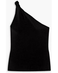 Galvan London - Persephone One-shoulder Stretch-knit Top - Lyst