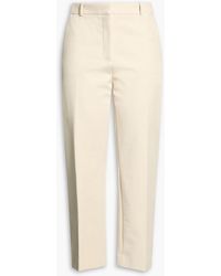 JOSEPH - Coleman Cotton-Blend Straight-Leg Pants - Lyst