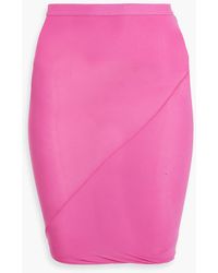 Rick Owens - Cupro-blend Jersey Mini Skirt - Lyst