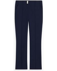 Veronica Beard - Kean Cropped Tweed Slim-Leg Pants - Lyst