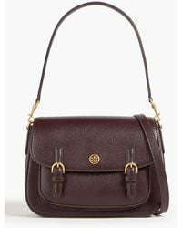 Tory Burch - Robinson Textured-leather Shoulder Bag - Lyst