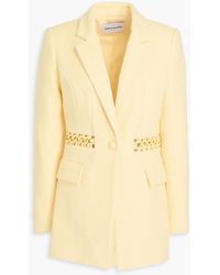 Rebecca Vallance - Claire blazer aus bouclé-tweed mit kettenverzierung - Lyst
