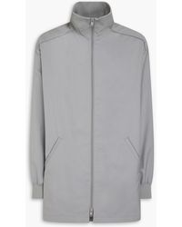 Y-3 - Logo-print Twill Zip-up Track Jacket - Lyst