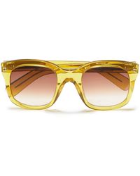 JOSEPH Westbourne Square-frame Tortoiseshell Acetate Sunglasses - Yellow