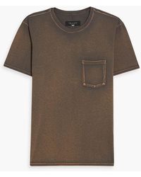 Rag & Bone - Cotton-Jersey T-Shirt - Lyst
