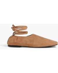 A.Emery - Pinta Lace-up Suede Ballet Flats - Lyst