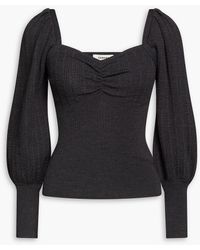 Sandro - Mélange Cable-knit Sweater - Lyst