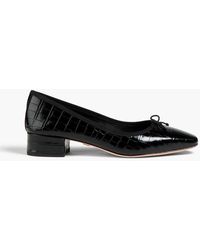 Veronica Beard - Cecile Croc-effect Leather Pumps - Lyst
