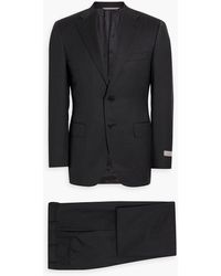 Canali - Mélange Wool-twill Suit - Lyst