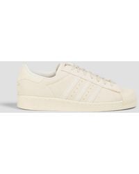 adidas Originals - Superstar 82 Suede And Canvas Sneakers - Lyst