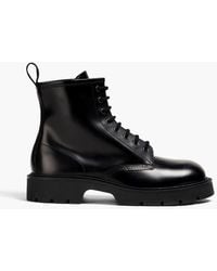 Sandro - Glossed-leather Boots - Lyst