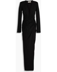 Nicholas - Lura Ruched Stretch-crepe Gown - Lyst