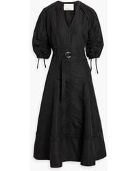 3.1 Phillip Lim - Cotton-Blend Ottoman Midi Dress - Lyst