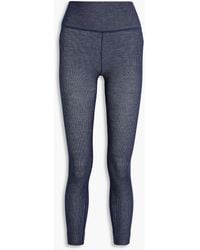 CORDOVA - Stowe Cropped Ribbed Wool-Blend Leggings - Lyst