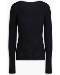 Jacquemus - Dao Brushed Ribbed-Knit Sweater - Lyst