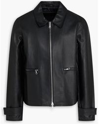 Officine Generale - Milan Leather Jacket - Lyst