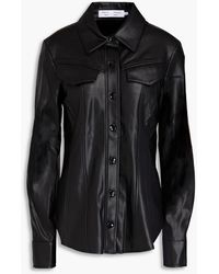 Proenza Schouler - Faux leather shirt - Lyst