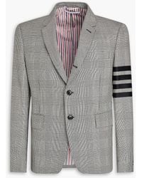 Thom Browne - Gestreifter blazer aus wolle mit glencheck-muster - Lyst