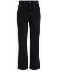 Ganni - High-rise Bootcut Jeans - Lyst