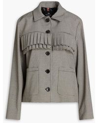 Paul Smith - Pleated Tweed Jacket - Lyst