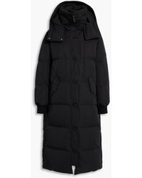 Yves Salomon - Quilted Shell Down Hooded Coat - Lyst