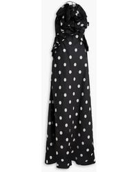 Zimmermann - Ruffled Polka-Dot Linen And Silk-Blend Maxi Dress - Lyst