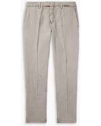 Boglioli - Slim-Fit Garment-Dyed Linen Suit Pants - Lyst